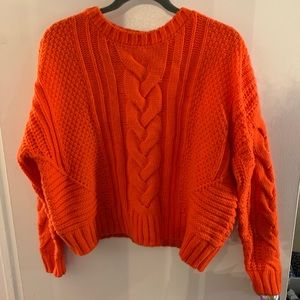 Deep Orange Sweater
